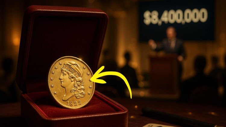 Historic 1822 Gold Coin Fetches Record $8.4 Million at Las Vegas Auction